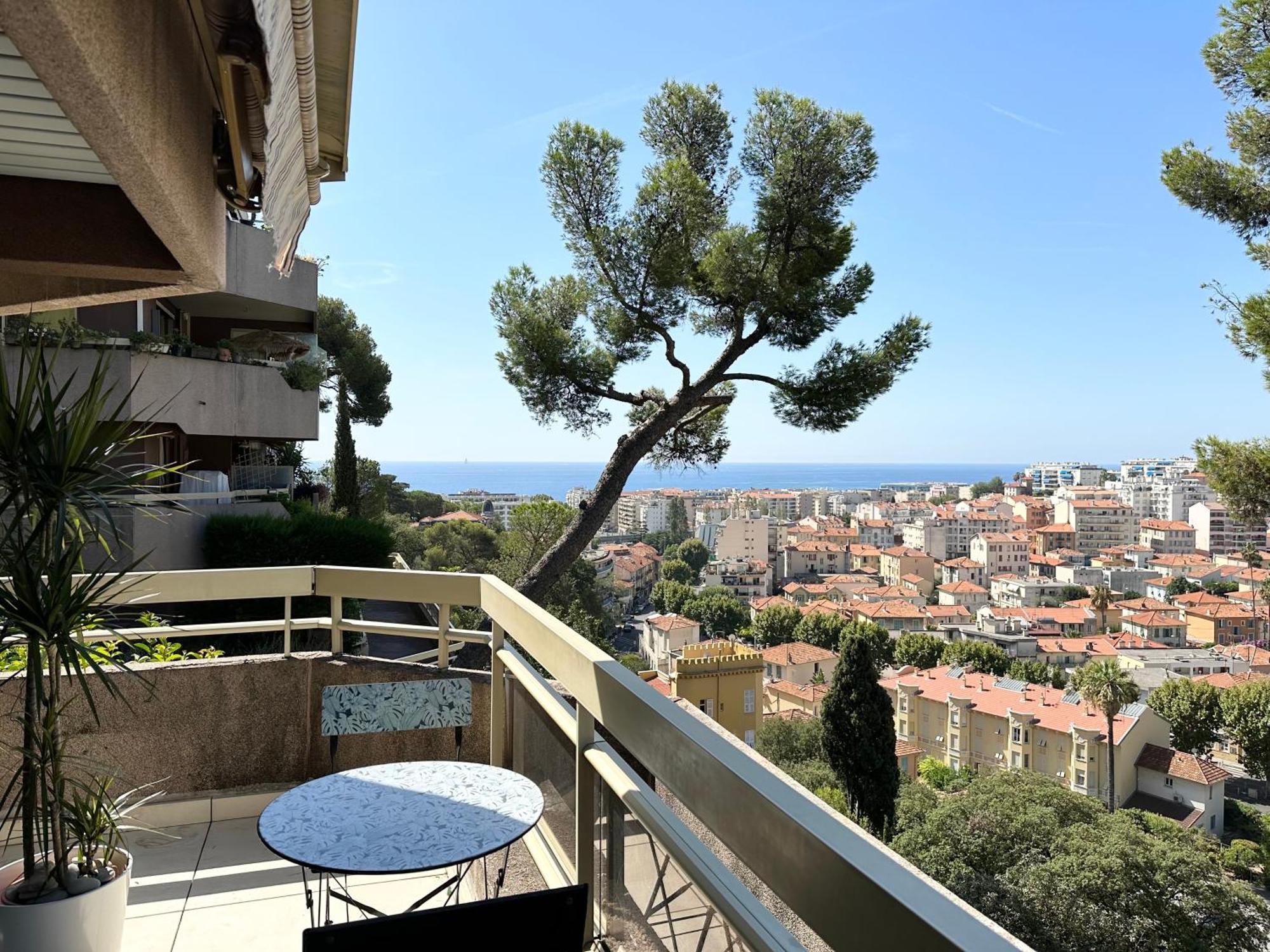 Apartamento Nice, Grand Studio - Piscine - Terrasse Vue Mer Exterior foto